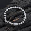 Hip Hop Diamant Mehrschichtiges Handgelenkglied Armband Schmuck Damen Herren Miami Eiskalt Zirkonia Mehrere Formen Stern Tennisarmband