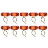 10Pcs 2LED Side Marker Light Signal Lamp for  Car Truck Trailer 10-30V