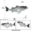 Children's Cognitive Marine Animal Model Toy: Big Bass, Sea Bass, Flounder, and Perch.