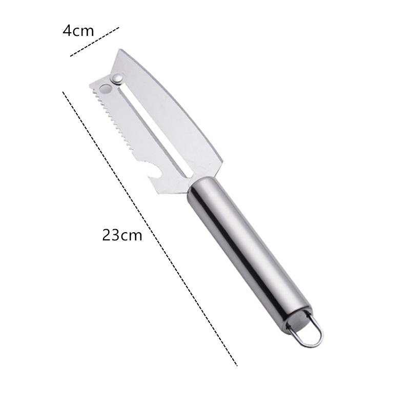 

3 в 1 Картофелечистка Яблокочистка Ручной нож для чистки овощей и фруктов Инструменты Открывалка для бутылок Предметы первой необходимости для дома Кухонные аксессуары белый