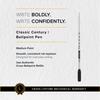 Cross Classic Century Medalist Silver Premium Gift Boxed Ballpoint Pen, Medium Nib. A perfect gift for Father's Day, promotions, or other special occa