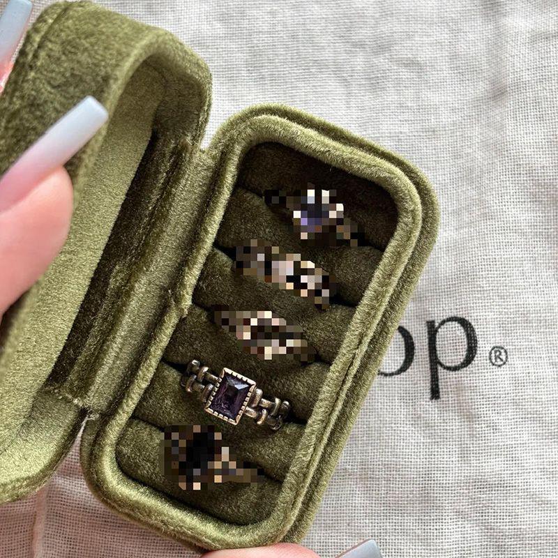 Luxury 18K Rose Gold Kaleidoscope Flower Diamond Ring for Women Adjustable Size