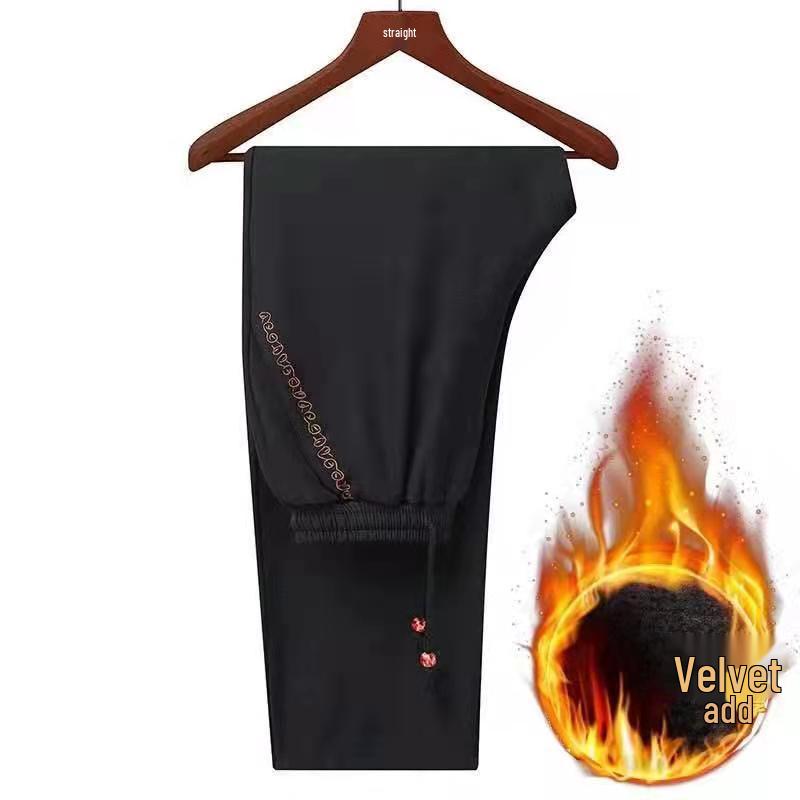 Embroidered Gold Double Dragon Tang Suit Men's Long-Sleeve Stand-Collar Outerwear