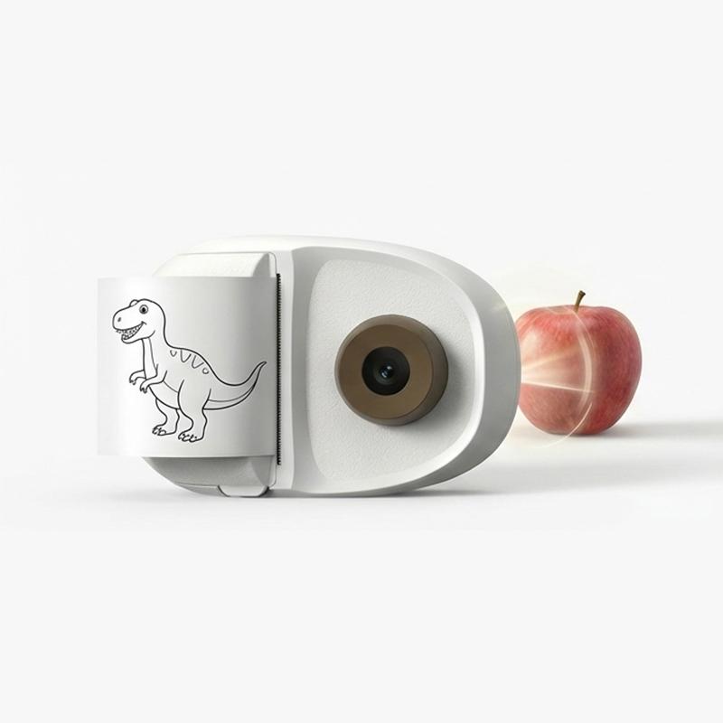 AI 2 Educational Thermal Printer Camera AI Object Recognition Voice Broadcast Instant Print Kids Digital Cam AI 2