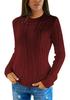 2024 Women's High Neck Slimming Sweater - Fashionable Autumn/Winter Top