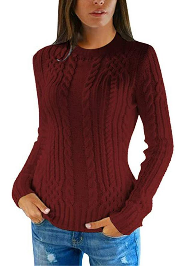 2024 Women's High Neck Slimming Sweater - Fashionable Autumn/Winter Top