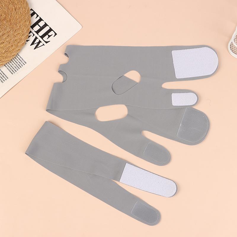 Breathable V Shaped Mask Strap Double-Chin Reducer Face Slimming Bandage Face Lifting Belt Double Deck Tightener Slim Strap
