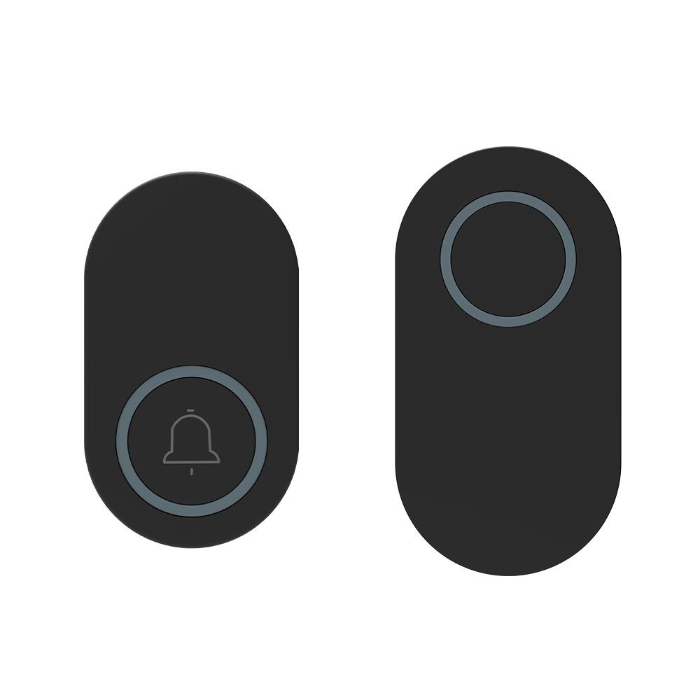 Wireless Doorbell Wireless Home Intelligent Ultra-long Distance Electronic Remote Control  Elderly Patient Pager чёрный