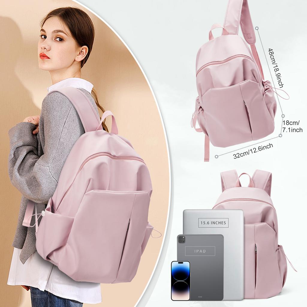 Damen Laptop Rucksack, Schulrucksäcke für Teenager-Mädchen, Wasserdichter Herren Reise Rucksack Klassische Freizeit Universitäts Schultasche