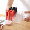 24-Compartment Transparent Lipstick & Lip Gloss Organizer for Vanity Display