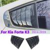 For Kia Forte K3 2014-18 Side Vent Window Scoop Louver Cover Carbon Fiber Style