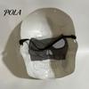 Halloween Mask for Adults Full Face Skull Mask, Spooky Cosplay Prop Haunted Breathable Nose Design House, Horror Party Costume Accessory, Trick
