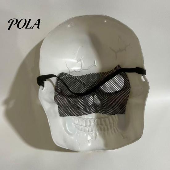 Halloween Mask for Adults Full Face Skull Mask, Spooky Cosplay Prop Haunted Breathable Nose Design House, Horror Party Costume Accessory, Trick