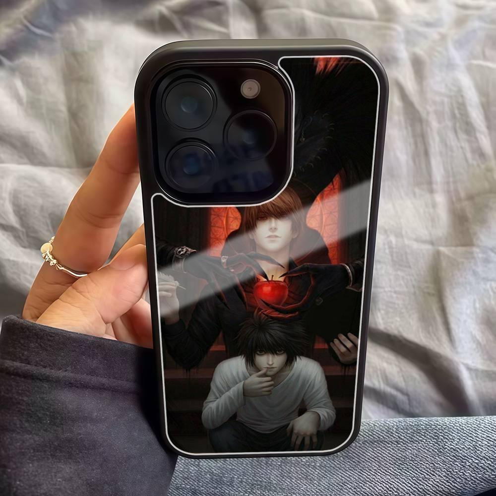 

Чехол для телефона D-Death N-Note Рюк для IPhone 17 Promax Air 16 E 15 14 13 12 11 Pro Max Y2K PC+TPU iPhone 16 plus