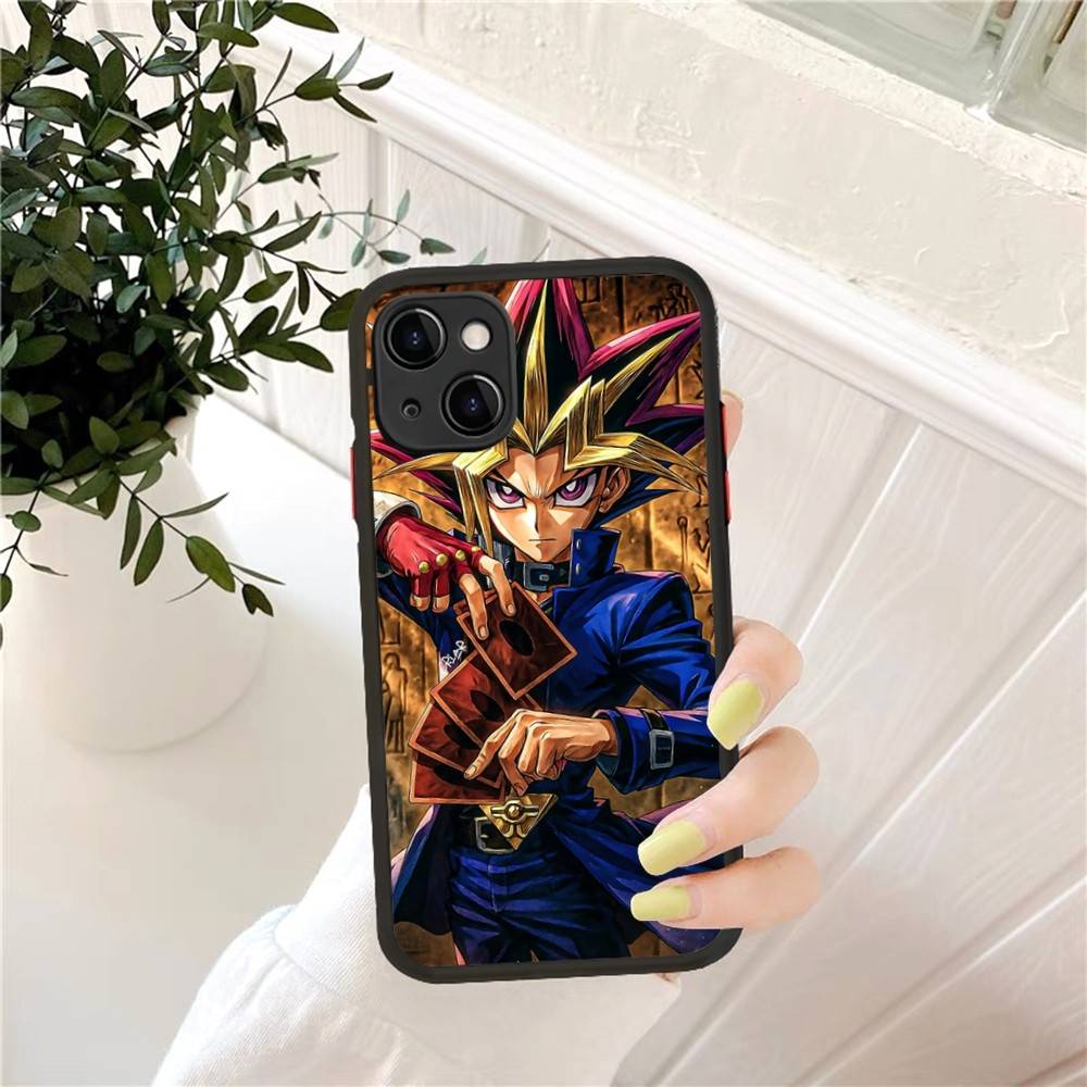 Amine Yu Gi Oh Classic Matte Transparent Phone Cover For IPhone Case 16 15 14 13 12 11 Pro Max X XS Max Plus
