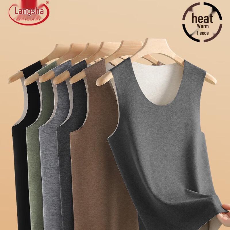 

Langsah Мужской терможилет из тонкого флиса из лиоцелла L