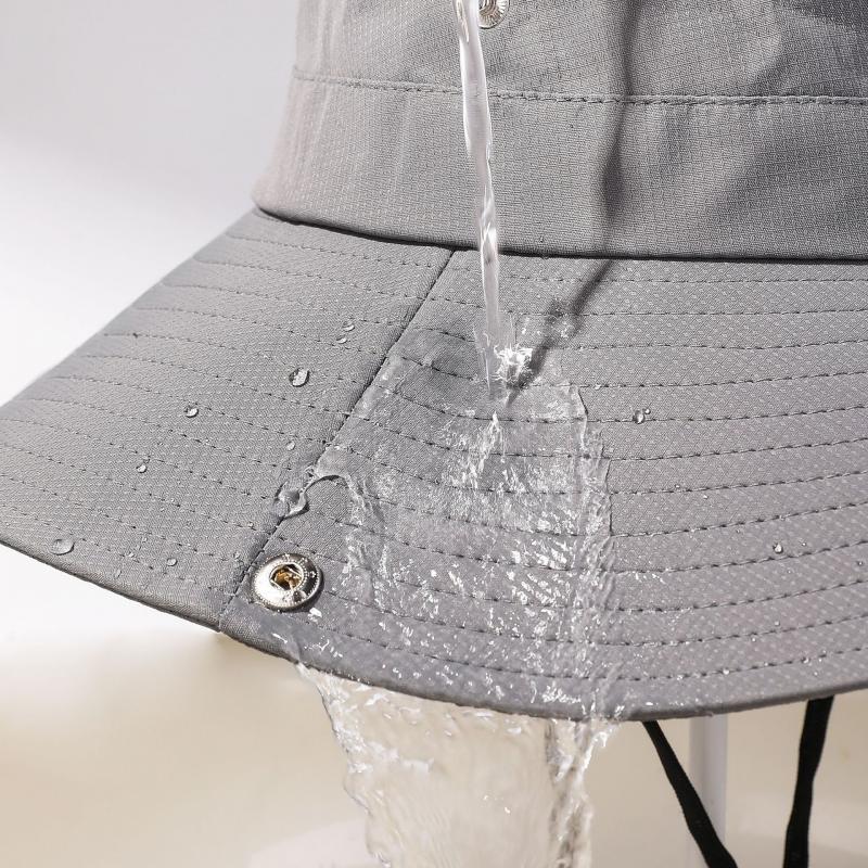 Waterproof Outdoor Sun Hat Men's Summer Sunscreen Fisherman Hat Women Mountaineering Hat