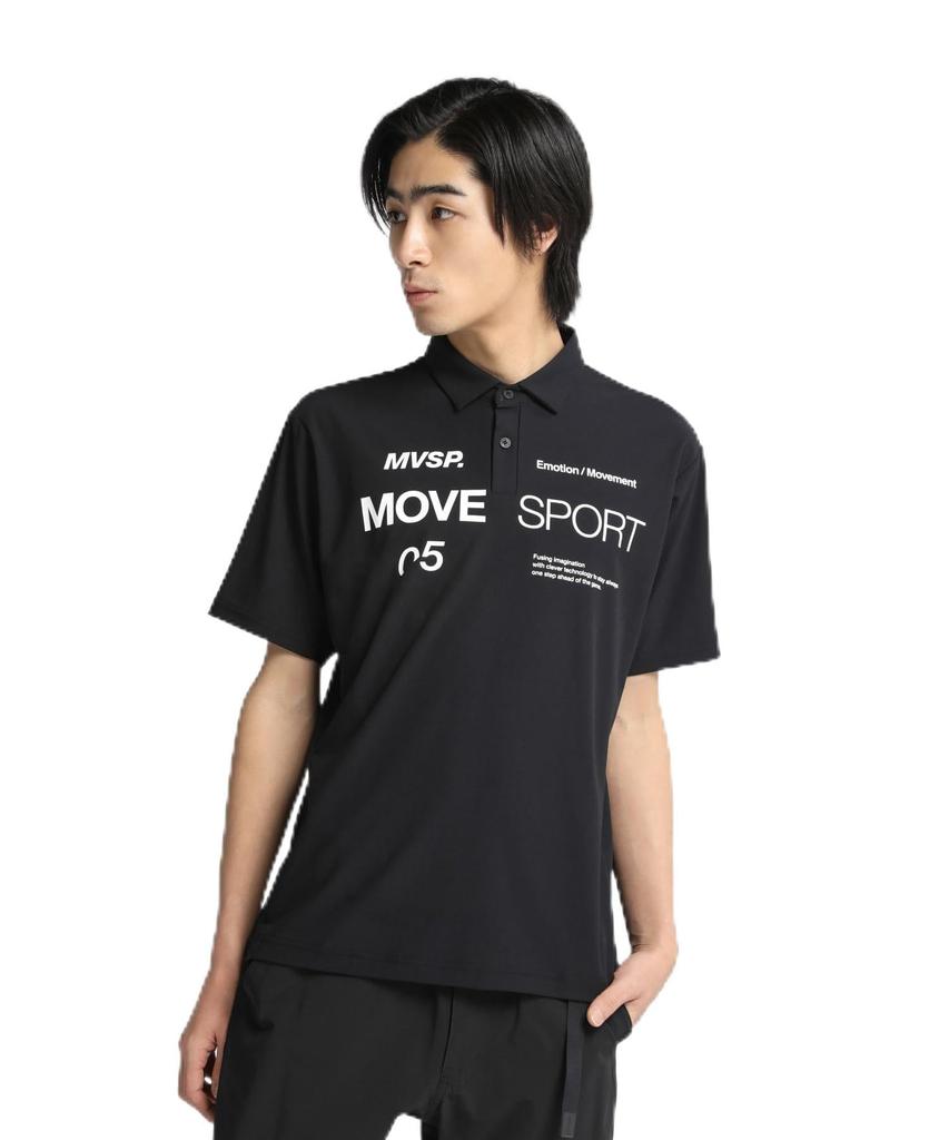 Move Sports Short Sleeve Limited UV Black Size M Men's T-Shirt, DESCENTE, Edition, Protection, Sweat-Wicking, Quick-Drying, Stretch, Sunscreen,
