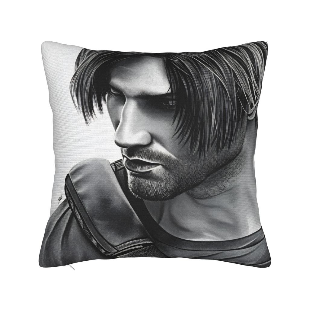 Leon Kennedy Pillow Case Graphic Pillow Cover For Sofa Home Decoration Novelty Pillowcases