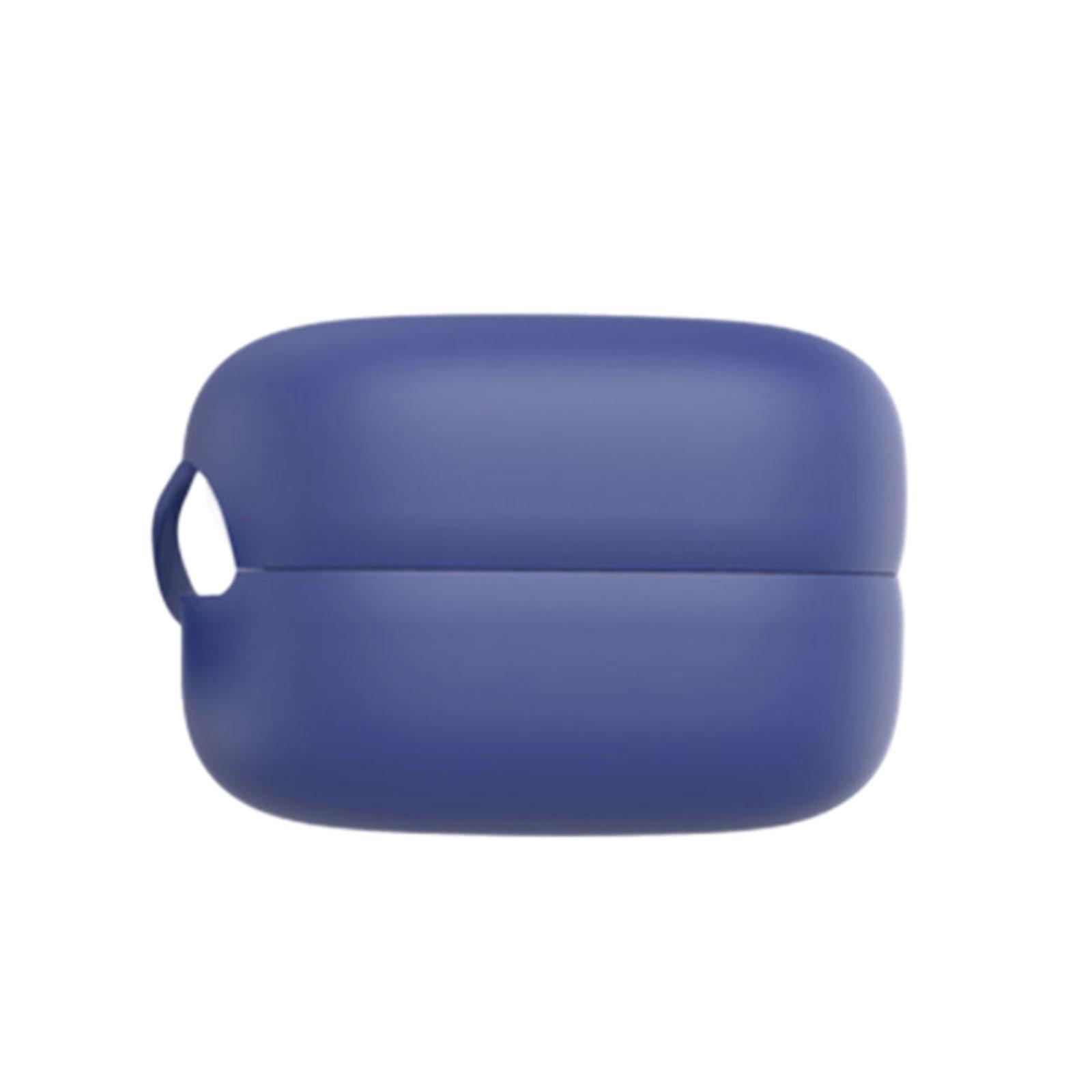

Защитный чехол для наушников Sony LinkBuds с открытой крышкой, ударопрочный, моющийся, пылезащитный чехол, силиконовая кожа темно-синий
