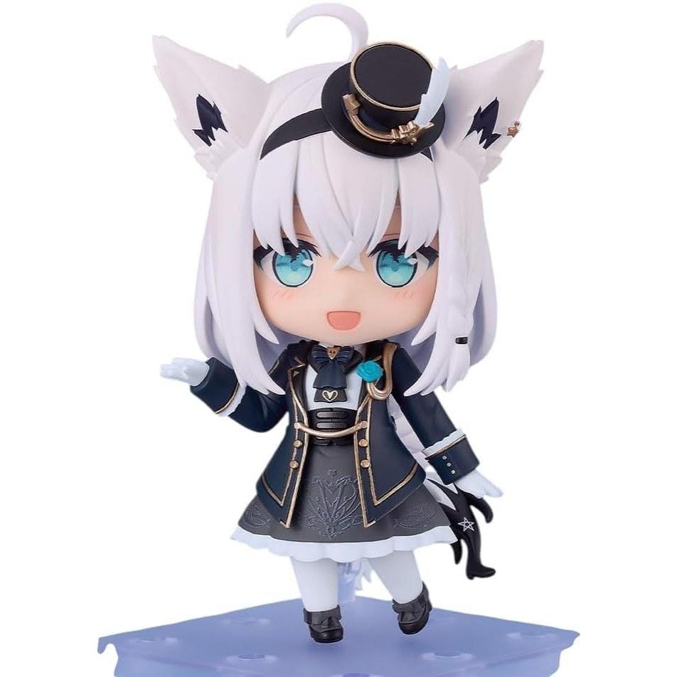 Nendoroid Shirakami Fubuki Western Style Version Plastic Painted Movable Figure Non-Scale Dedicated Base Included