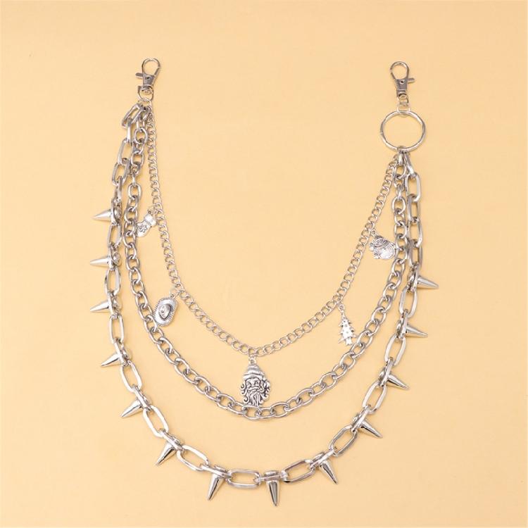 Hiphop Street Skirt Decoration Belt Luxury Women Metal Belt Hollows Out Belt for Enhancing Everyday and Event Outfits