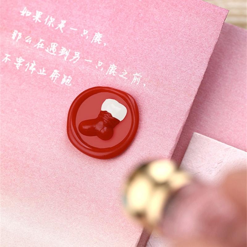 Elephant Sealings Wax Stamp Animal Wax Seal Stamp Brass Stamp for DIY Scrapbooking Wedding Engagement Party Invitation