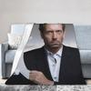 House MD Dr Gregory House Throw Blanket for Couch Fuzzy Soft Plush Blanket 50x60 Inch Multiple Sizes Bedspread for All Seasons