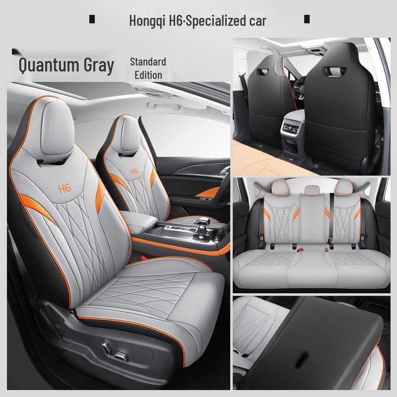Hongqi H6 Leather Car Seat Cushion, Five-Seater, All-Season Fit. For Hongqi H6