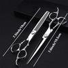 7.5 Inch Professional Hairdressing Scissors Barber Rose Pattern Hairstylist Scissors Styling Tools