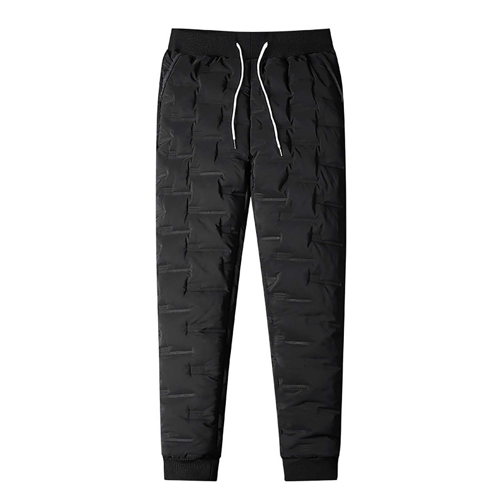 

Mens Winter Thick Cotton Trousers Sports And Leisure Warm Pants