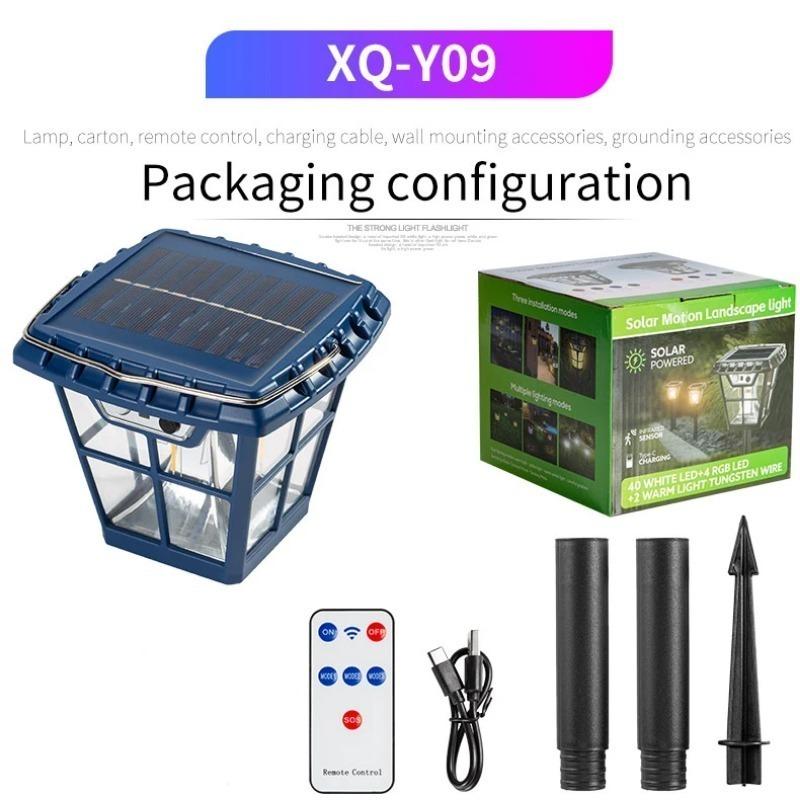 Lumini solare retro multifuncționale de 2000 lm. Lumini de gazon. Lumini de perete. Lumini stradale IP65, impermeabile, cu scop dublu, pentru iluminarea zonelor mari