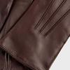 MANI CALDE Nappa Leather Gloves For Women_Brown(Marrone)