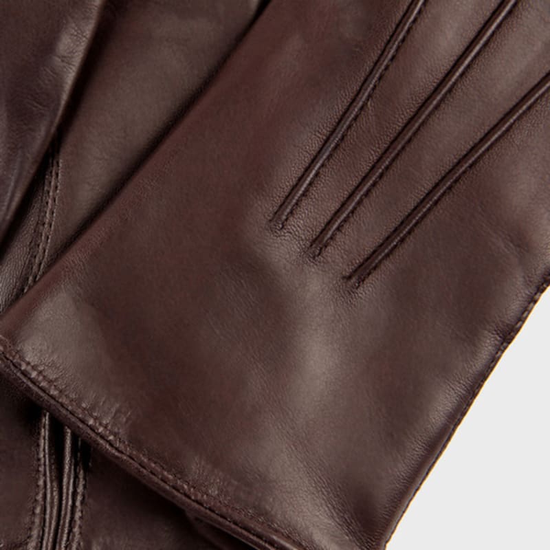 MANI CALDE Nappa Leather Gloves For Women_Brown(Marrone)