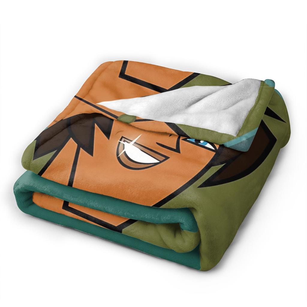 Totals Dramas Island Icon - Justin Blankets Velvet All Season Multifunction Ultra-Soft Throw Blankets for Home Car Rug Piece