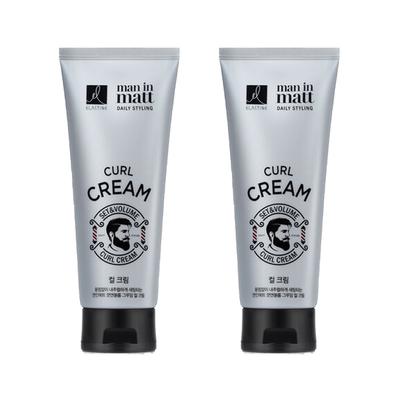 Elastin Men in Matt Set & Volume Grooming Hair Curl Cream, 150 ml, 2 kusy