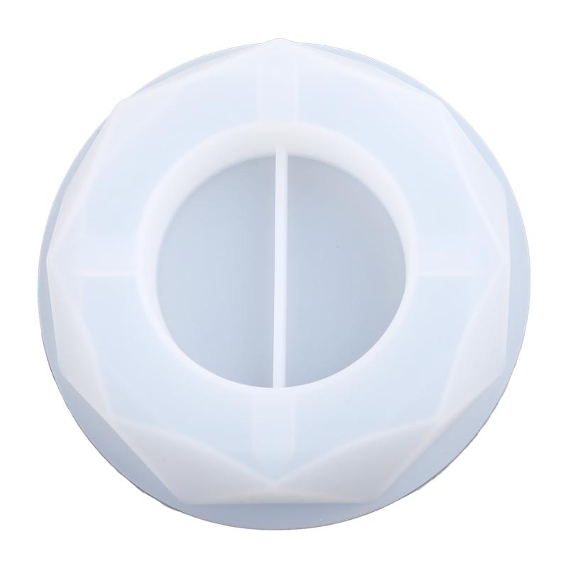 Round Square Rhombus Polygon Ashtray Casting Silicone Mold Handmade Cigarette Ash Tray UV Crystal Epoxy Resin Mold