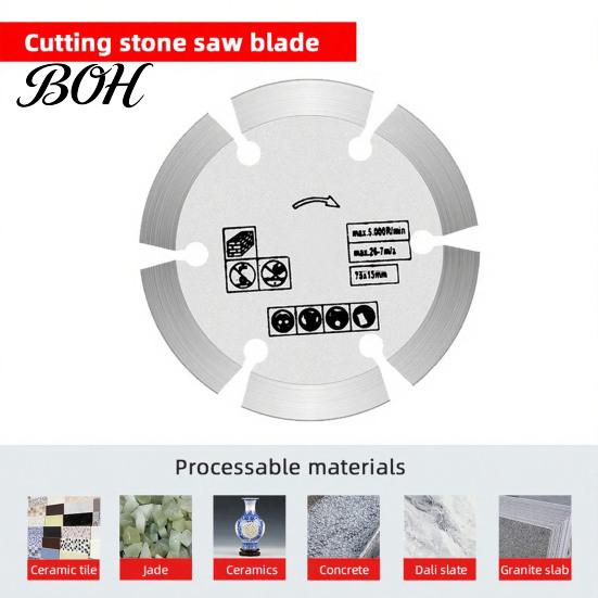 Home Renovation Cutting Tools 7Pcs 3-inch Angle Grinder Disc Set for Metal Wood Tile, Resin/Steel Grinding Precision Groove Wheel with 10mm Arbor Mini