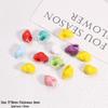 Hand-Painted Ocean Ceramic Beads: Tropical Fish, Starfish, and Seashell Shapes for DIY Jewelry