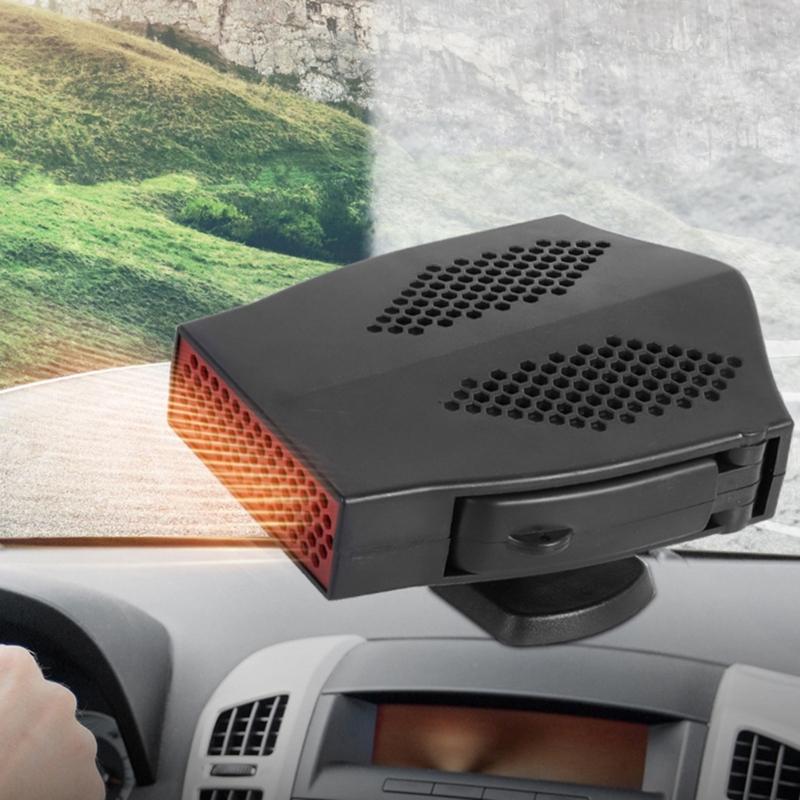 Car Demister Defroster Warm Air Blower Electric Window Heating Dryer Fan Heater
