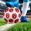 Cristiano Ronaldo Τυπωμένη Μπάλα Ποδοσφαίρου Μέγεθος 5 Ανθεκτική στη Φθορά Κανονική Μπάλα Προπόνησης για Ενήλικες Δώρο για Φανατικούς Ποδοσφαίρου για Εσωτερικό Εξωτερικό Αγώνα Αθλητισμό