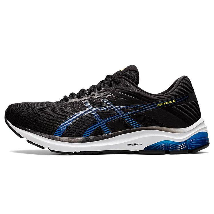 Asics Gel-Flux 6 Minimalist Versatile Fabric Low-Top Running Shoes Men Sneaker Black Blue 1011A856-014
