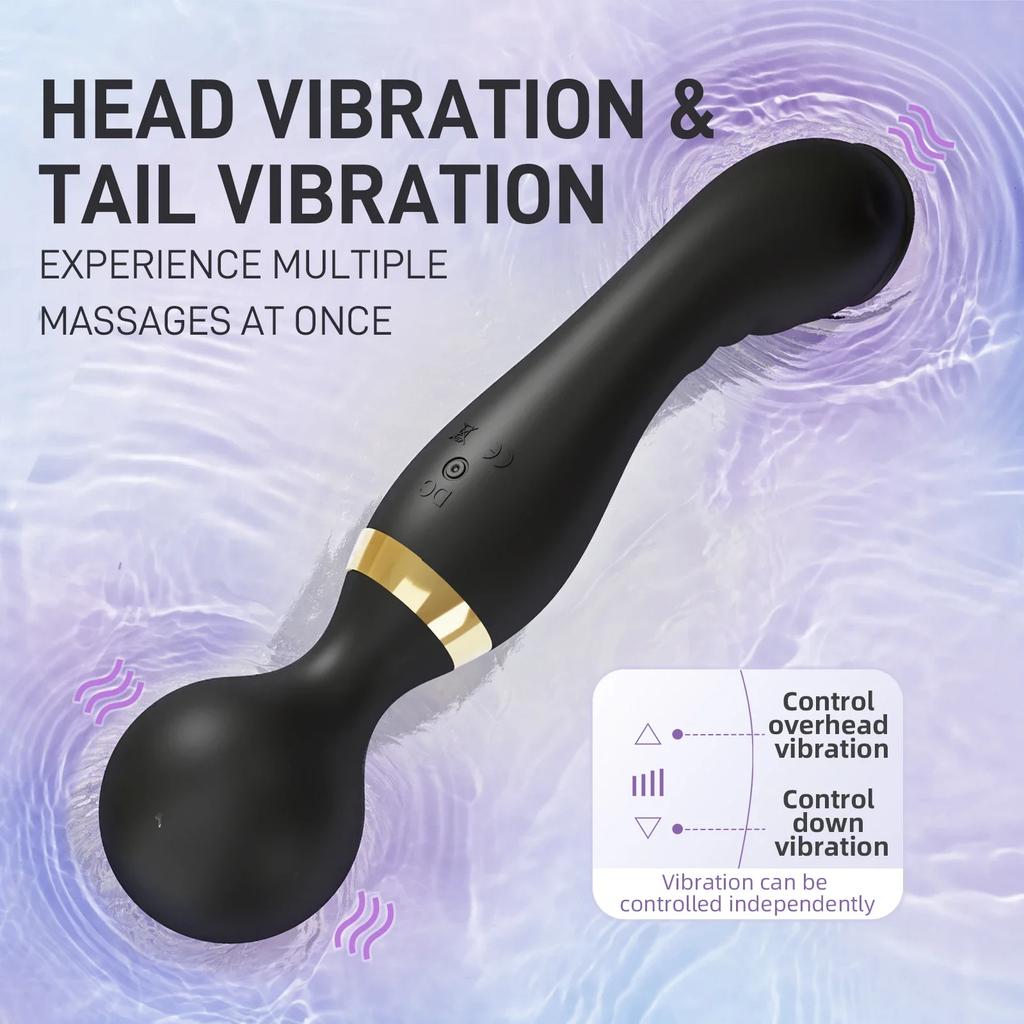 G-Punkt Klitorisstimulator Vagina-Massagegerät Leistungsstarker Stab Dildos Vibrator für Frauen Weiblicher Masturbator Sexspielzeug für Erwachsene
