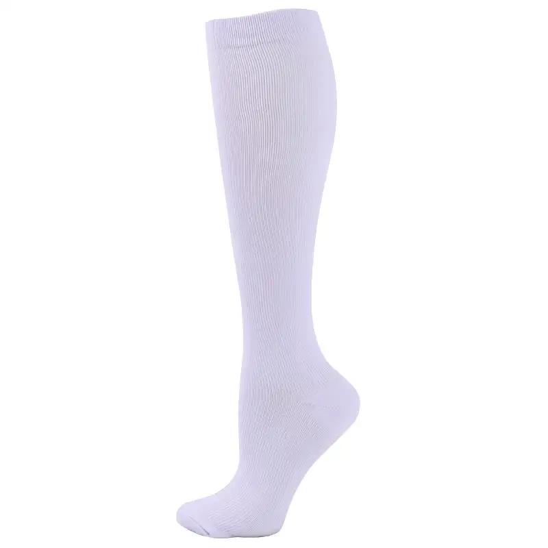 1 Paar Herren Damen Unisex Kompression Bonbonfarbe Strumpf Schmerzlinderung Durchblutung Socken Anti-Müdigkeit Bequeme Socken