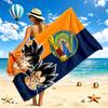 Dragon Ball Beach Towel Quick Dry Soft MicrofiberSand Resistant Oversized Cabana Bath Sheet for Swimming Pool Travel Gift