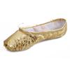 Sports Ballet Dancer Shoe Dance Feet Wearing Shoes Pointed Sequin Leather Ballet Dancing Shoes