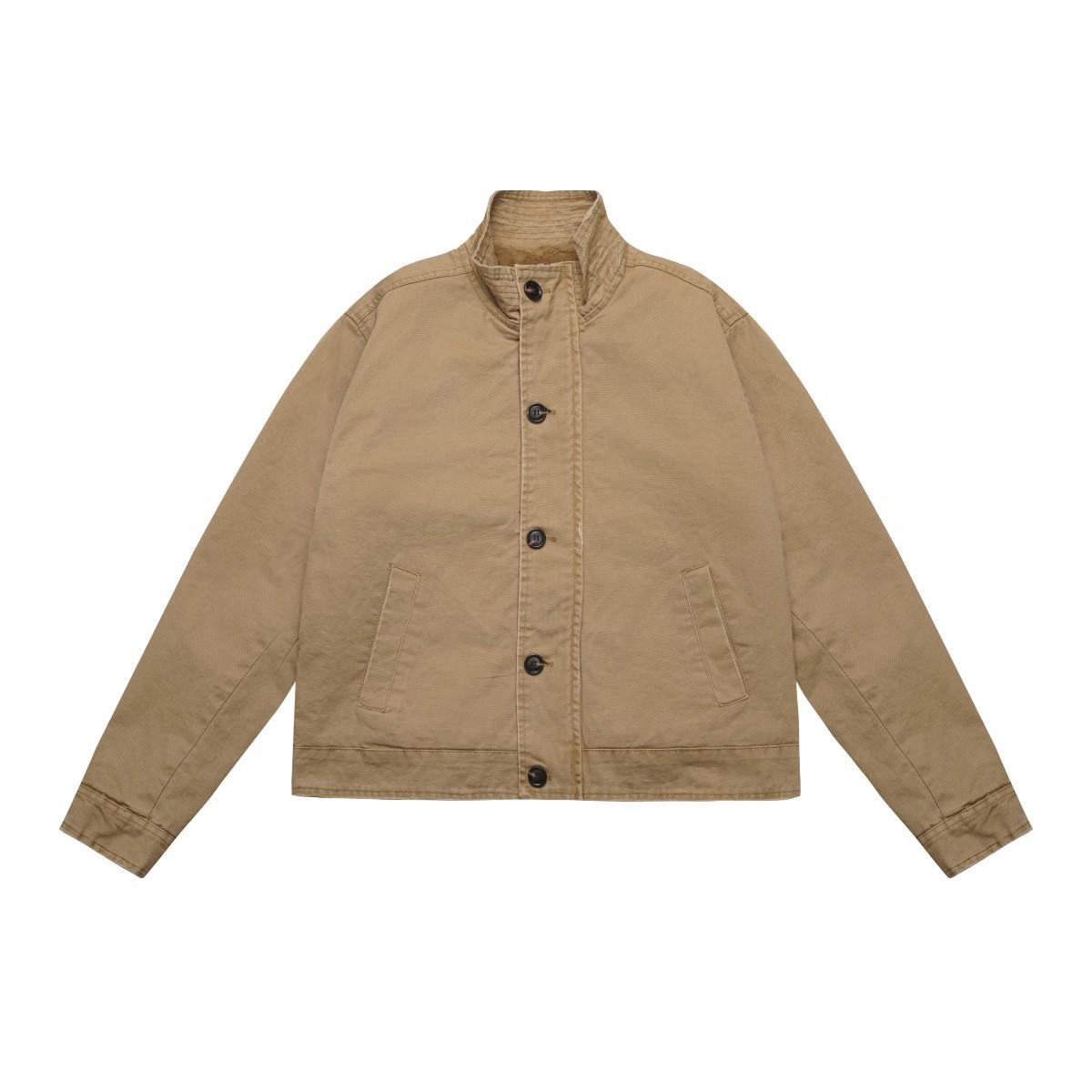 RUIIENRS x FEE 2025 Зимняя потертая свободная хлопковая куртка MY6053 Medium