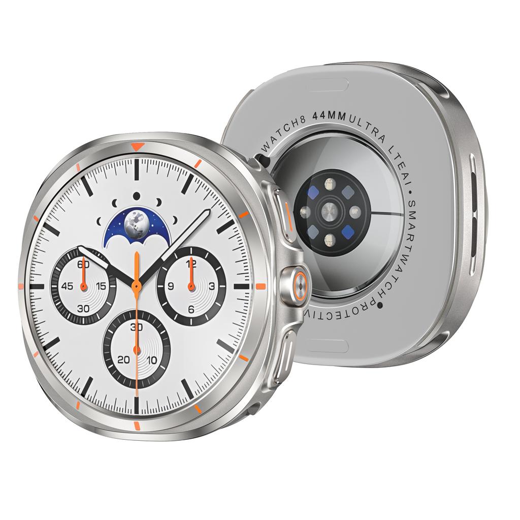 Metal Case Accessories for Samsung Galaxy Watch 8 40/44MM Protective Cover For Galaxy Watch 8 Upgrade To Ultra 47mm Hard Frame