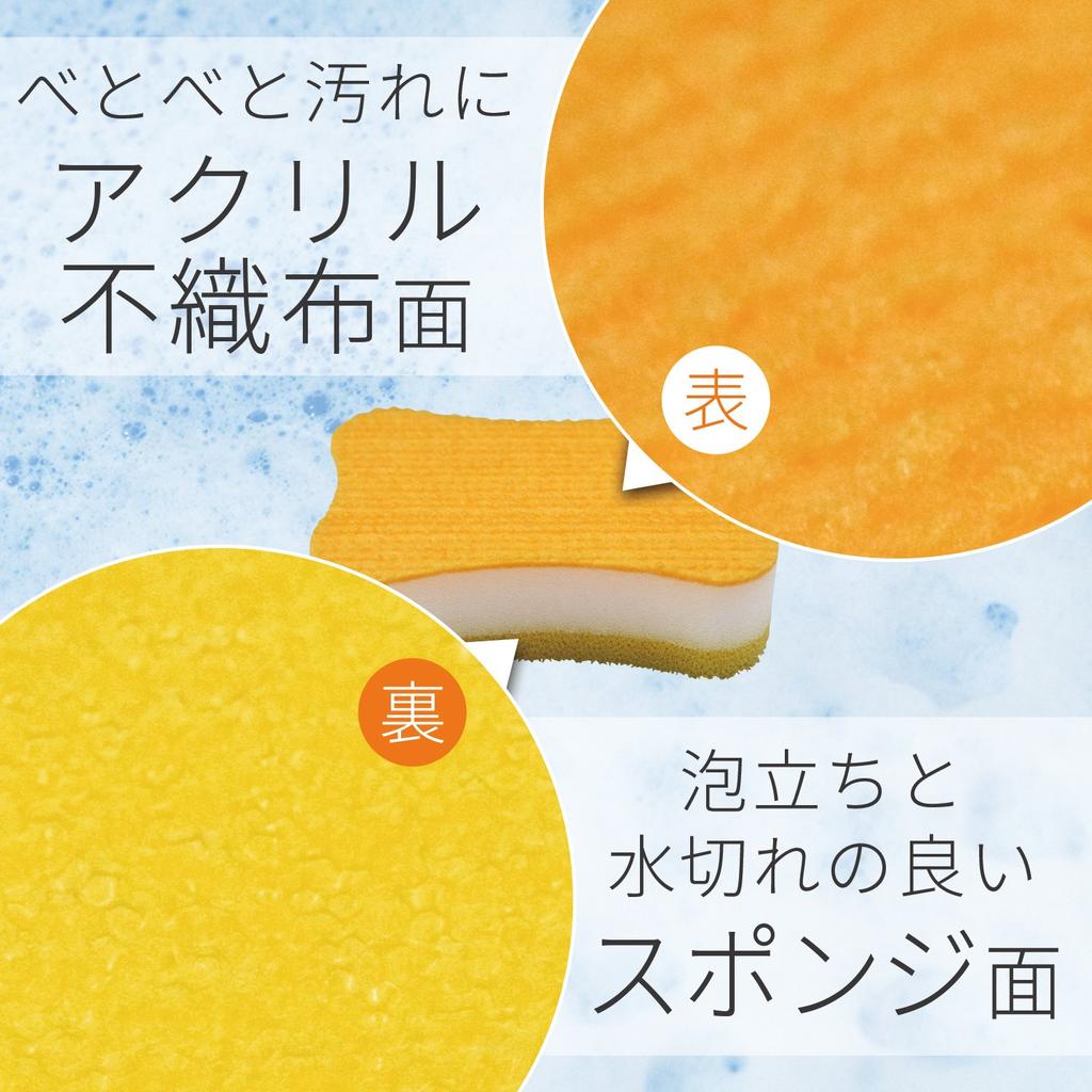 LEC Burete Super Curățare Acrilic Pânză Nețesută Pachet 3 (Burete de bucătărie)