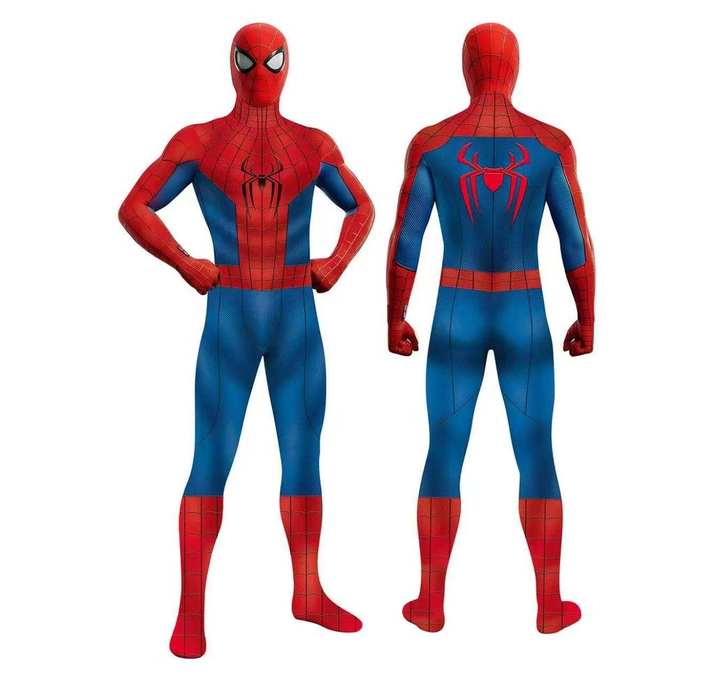 New Spider-Man Cosplay Bodysuit Costume Halloween Outfit Kids Adults Spider-Man Suit